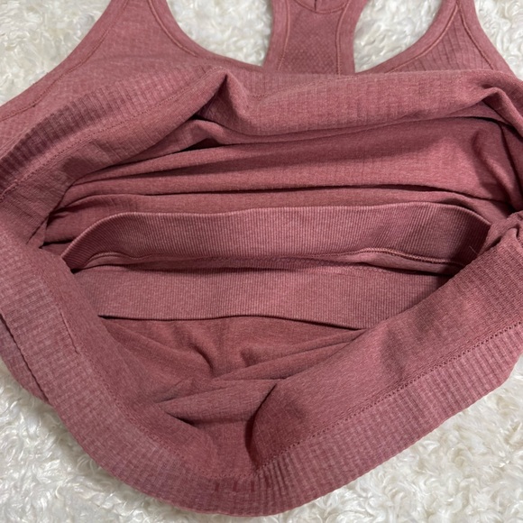 Lululemon Ebb To Street Tank *Light Support For B/C Cup Soft Cranberry - Picture 9 of 11
